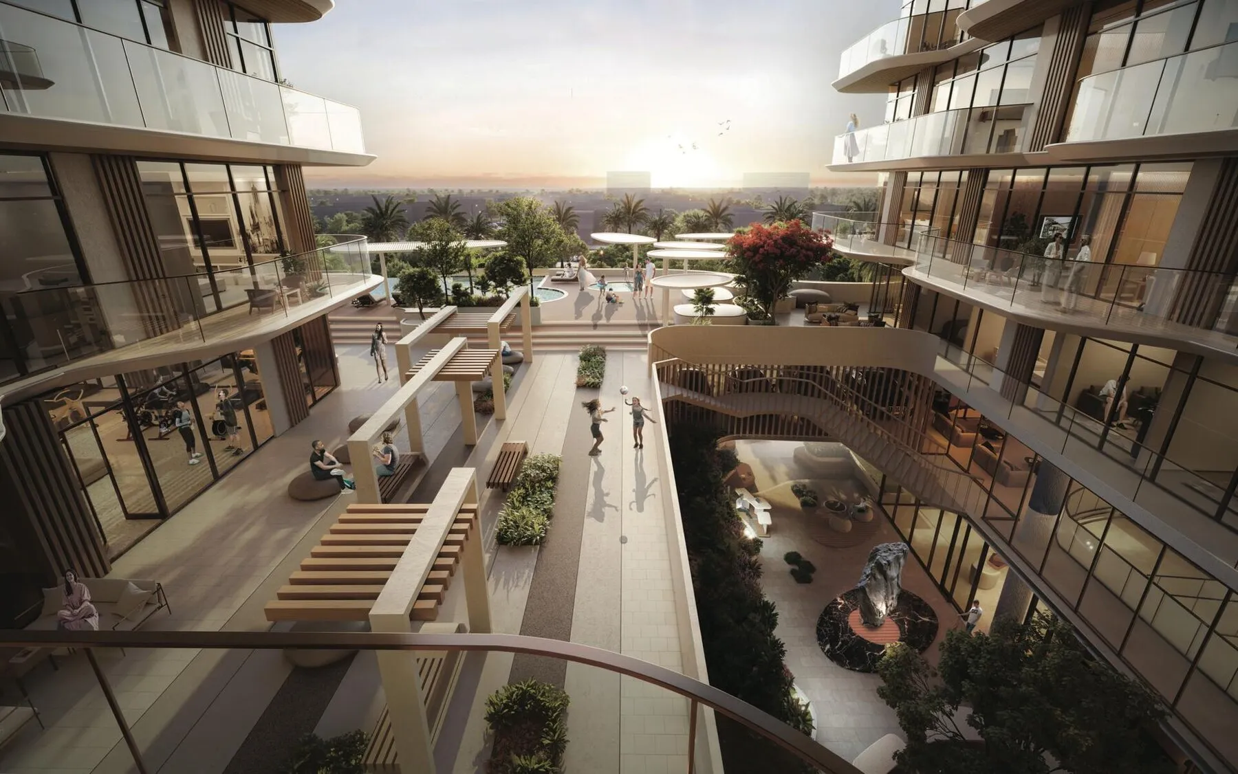 1 yatak odalı daire — Madinat Al Mataar, Dubai — 7/9