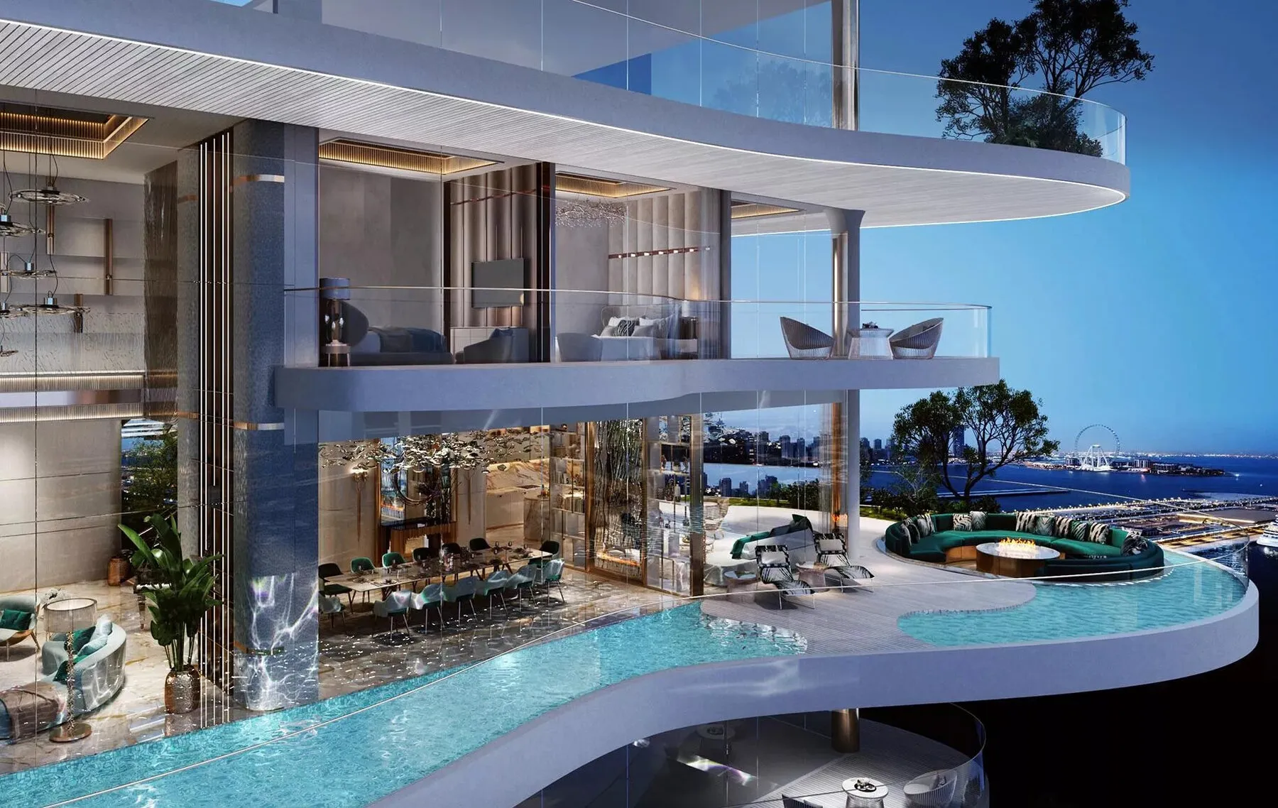 1 yatak odalı daire — Dubai Marina — 16/17