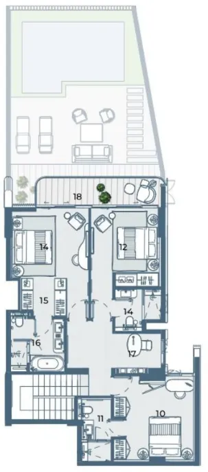 2 yatak odalı sıra ev — Al Marjan Island, Ras el-Hayme — 11/12