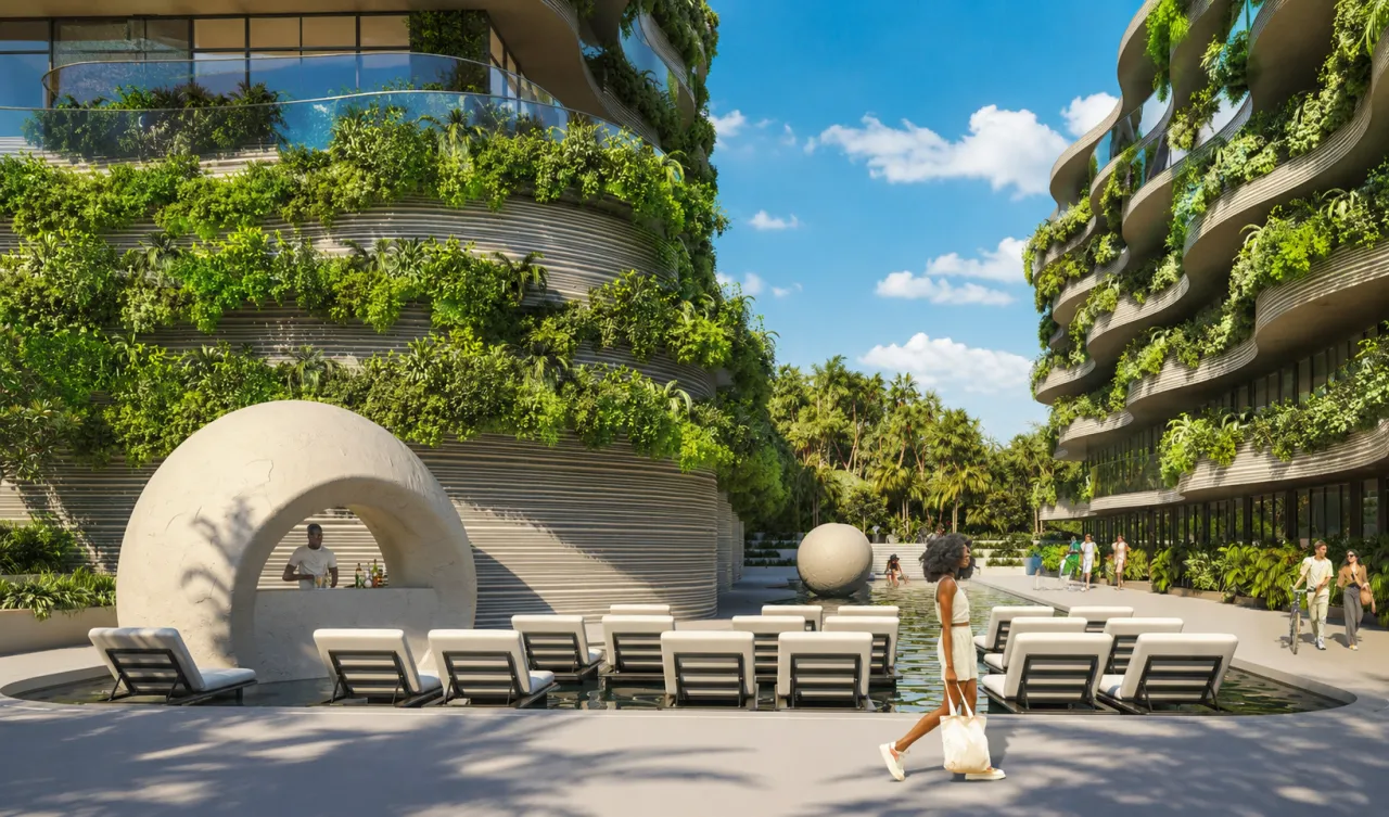 Resort life with cinema, SPA and rooftop areas, 2 bedrooms, 120.02 m²
