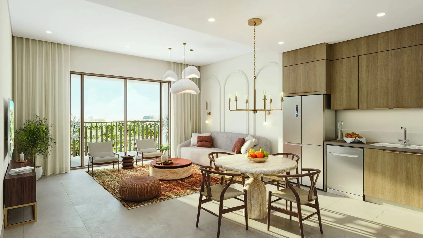 Elegante appartementen in het nieuwe project Bloom Living Granada in Abu Dhabi! Uitstekend, 3 slaapkamers, 175 m²
