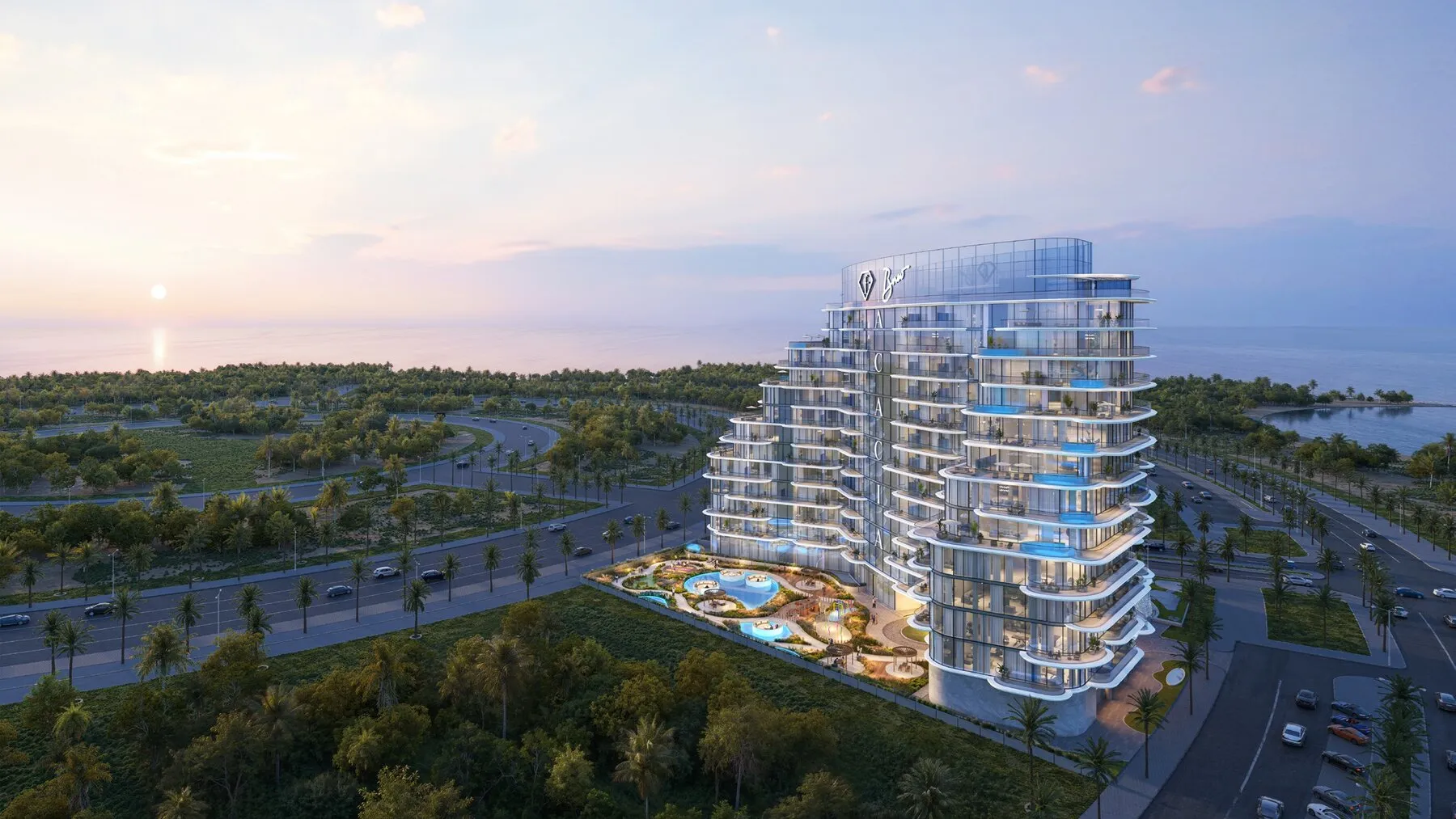 Luxe appartementen in Acacia-project op het eiland Al Marjan, Ras Al Khaimah! Veel voorzieningen! Panoramisch uitzicht op de oceaan! Voor leven en investering! Woningen met een gunstige hypotheekrente of afbetalingsplan vinden wij in de VAE!, 3
