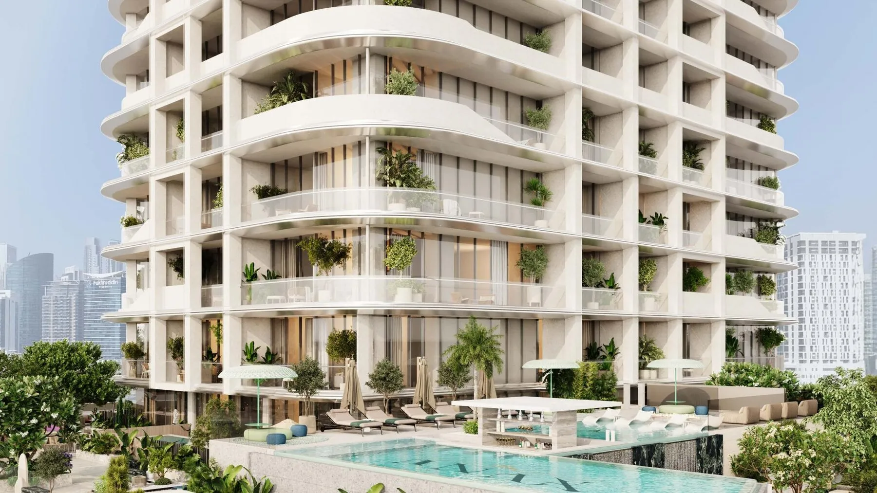 Appartementen in het nieuwe V-Suites-project in het Business Bay-gebied! In een van de meest prestigieuze en zakelijke wijken van Dubai, studio, 44 ​​m²