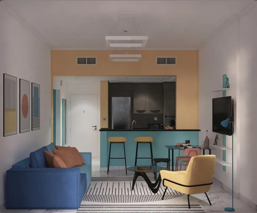 1 yatak odalı daire — Jumeirah Village Circle, Dubai — 8/17