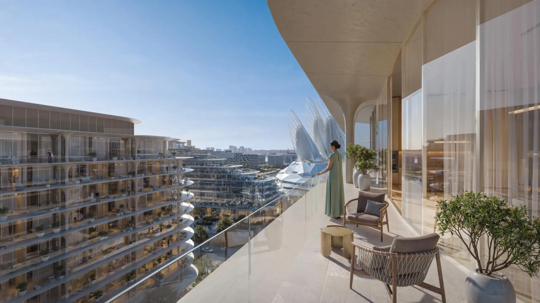 The Row Saadiyat Fase 1, 2 slaapkamers, 133 m²