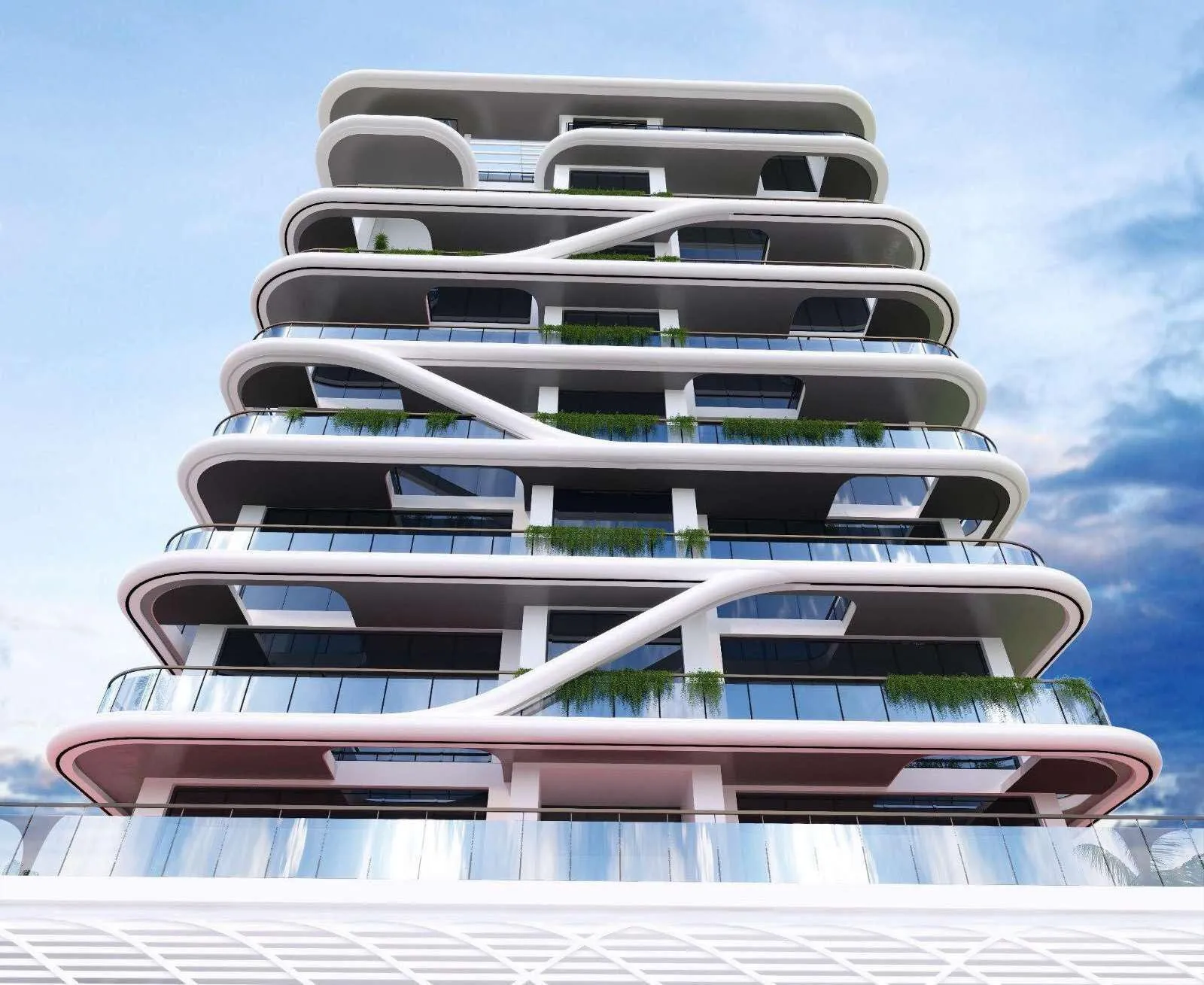 Appartement in een modern wooncomplex Makreel Tower op de Dubai-eilanden met pand, 2 slaapkamers, 112 m²