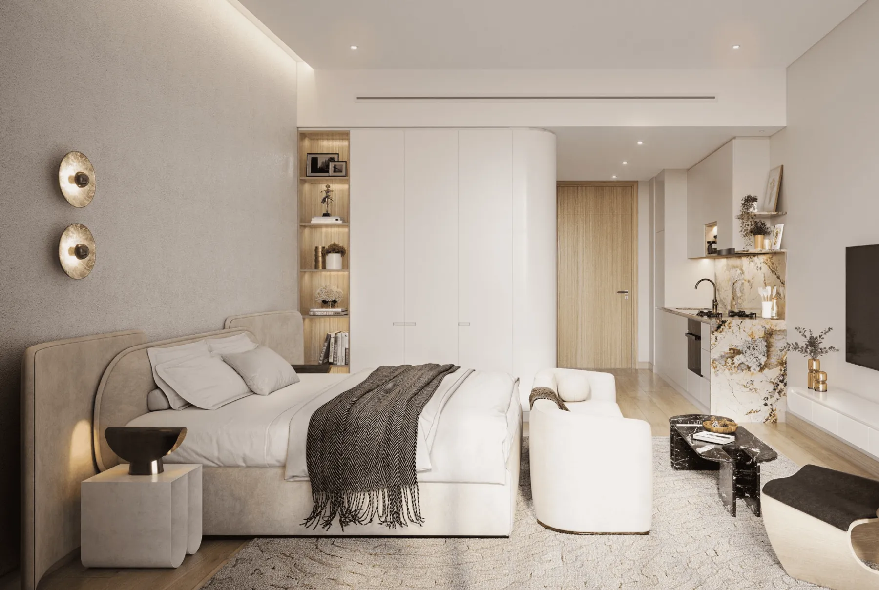 1 yatak odalı daire — Downtown Dubai — 3/9
