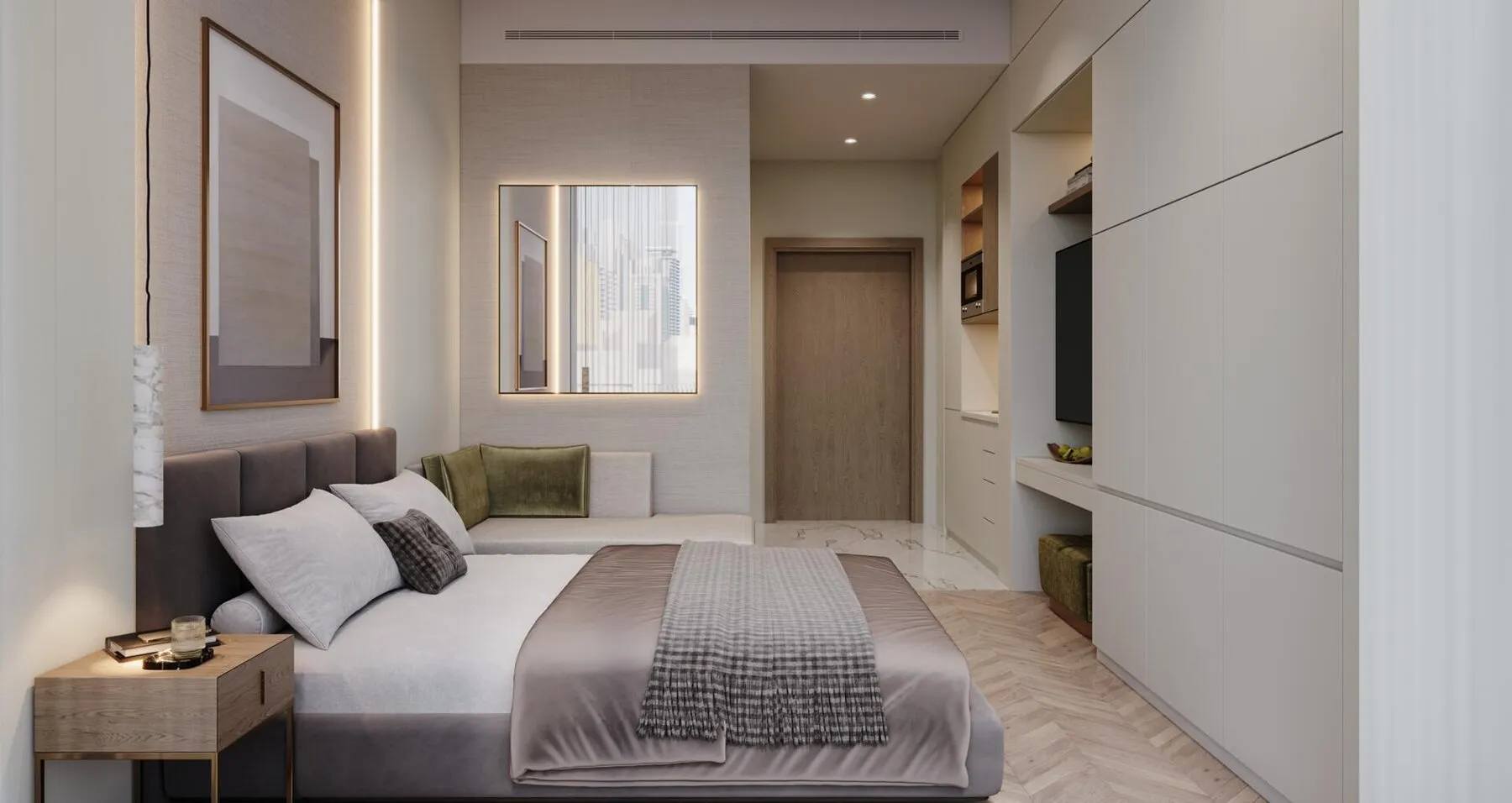 1 yatak odalı daire — Jumeirah Garden City, Dubai — 2/17