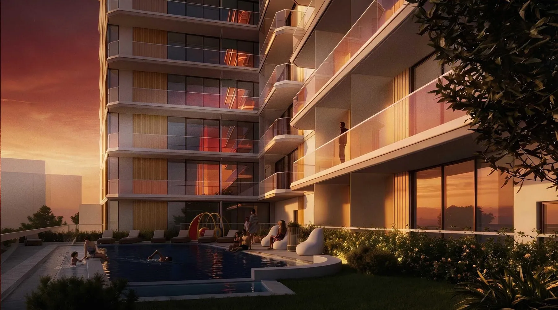 2 yatak odalı daire — Dubai Land — 19/20