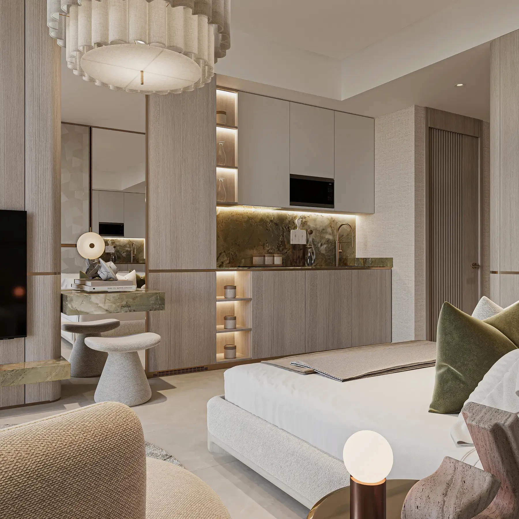 1 yatak odalı daire — Dubai Land — 6/15