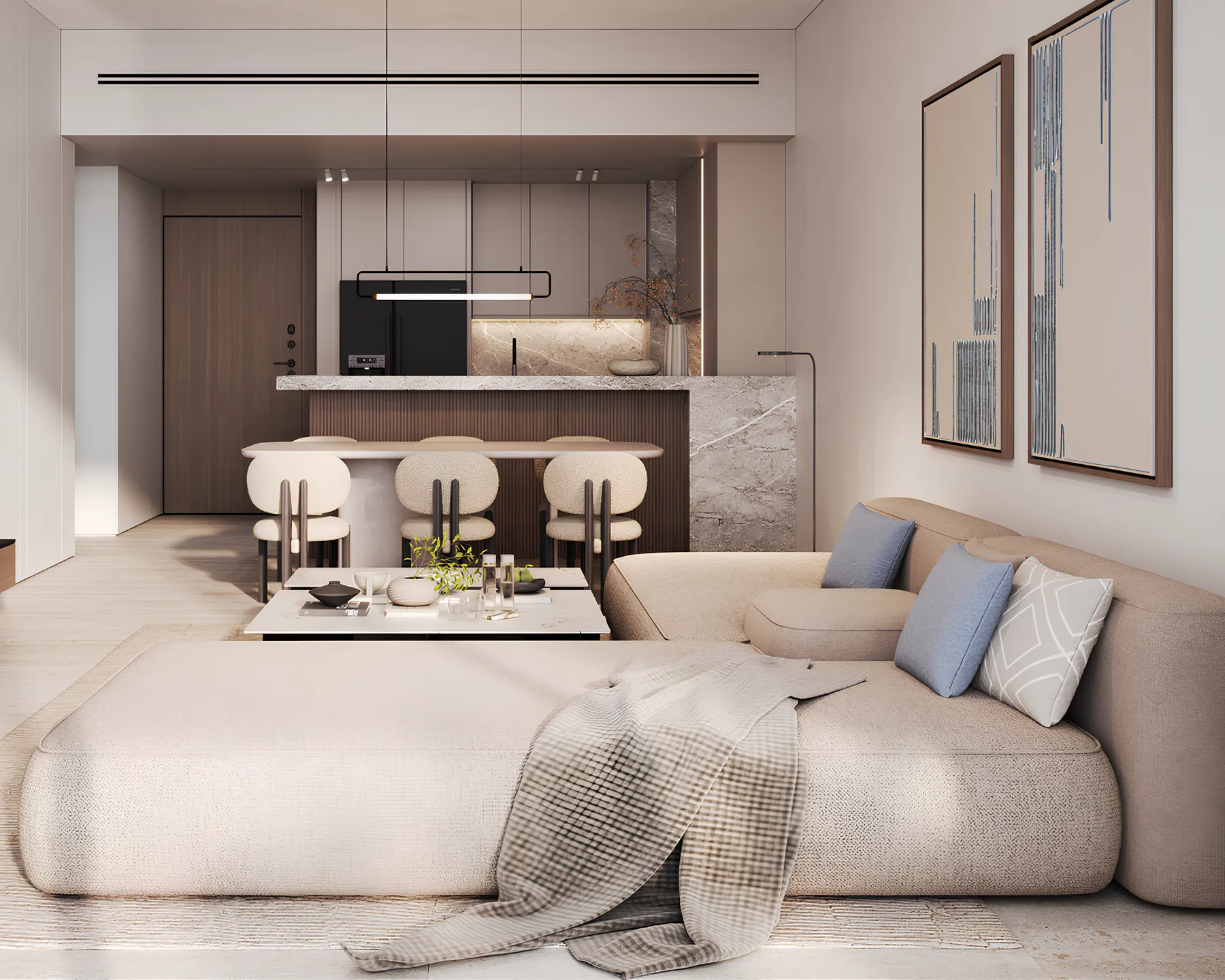 1 yatak odalı daire — Dubai Islands — 5/12