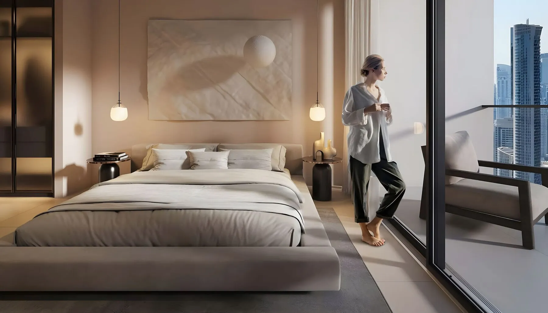 1 yatak odalı daire — Trade Centre, Dubai — 4/20