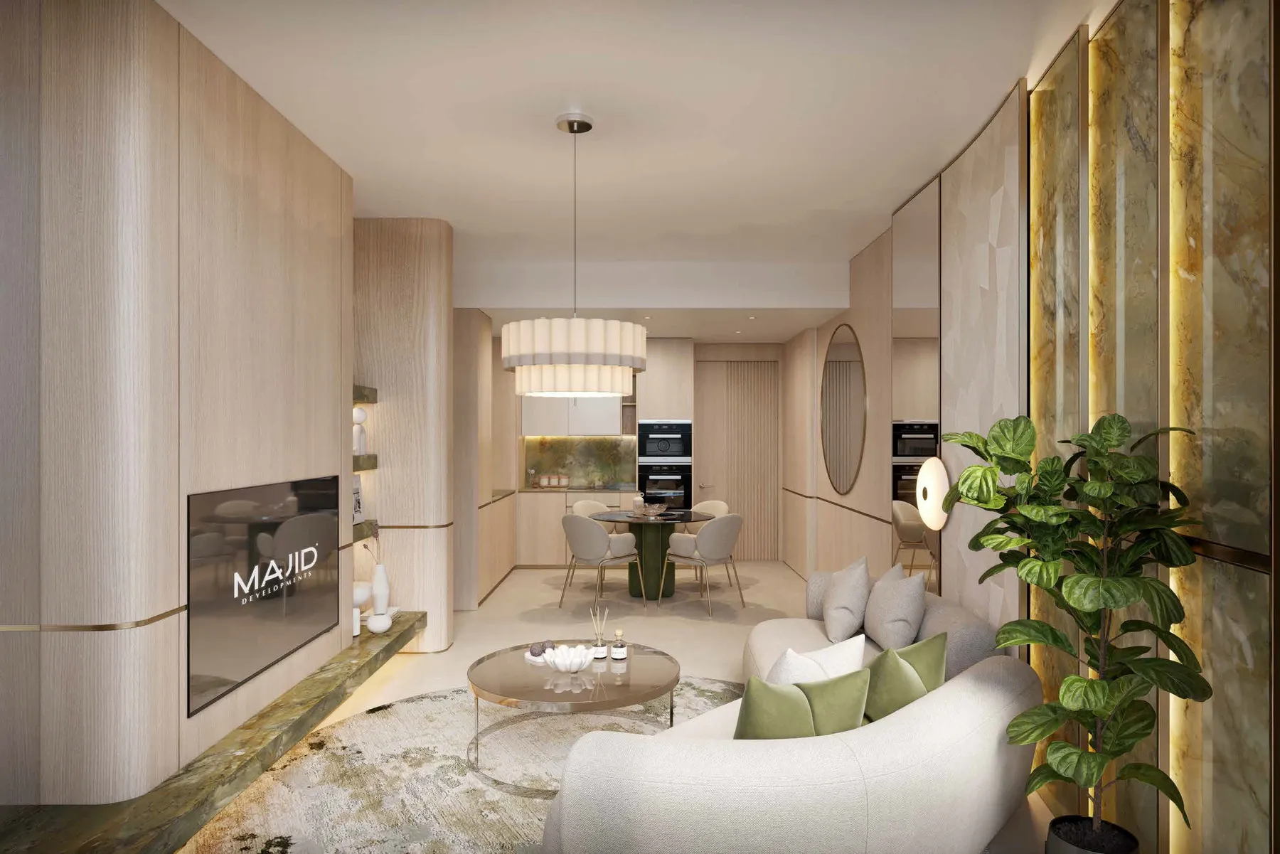 2 yatak odalı daire — Dubai Land — 2/15