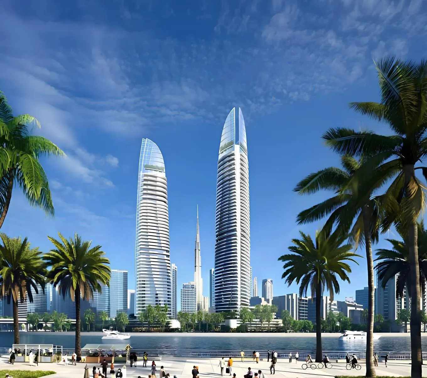 Premium Canal Heights-project in Business Bay! Geweldige optie om te huren! Opbrengst vanaf 6,4%! Het appartement beschikt over een volledig uitgeruste keuken! Panoramisch uitzicht op het Dubai Canal en Burj Khalifa!, studio, 43 m²