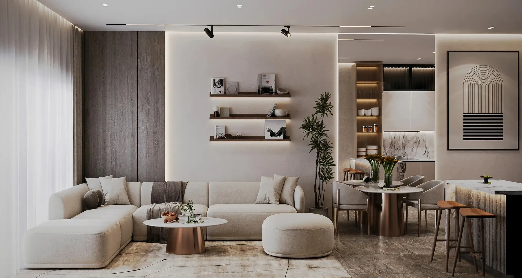 1 yatak odalı daire — Warsan 4, Dubai — 2/17