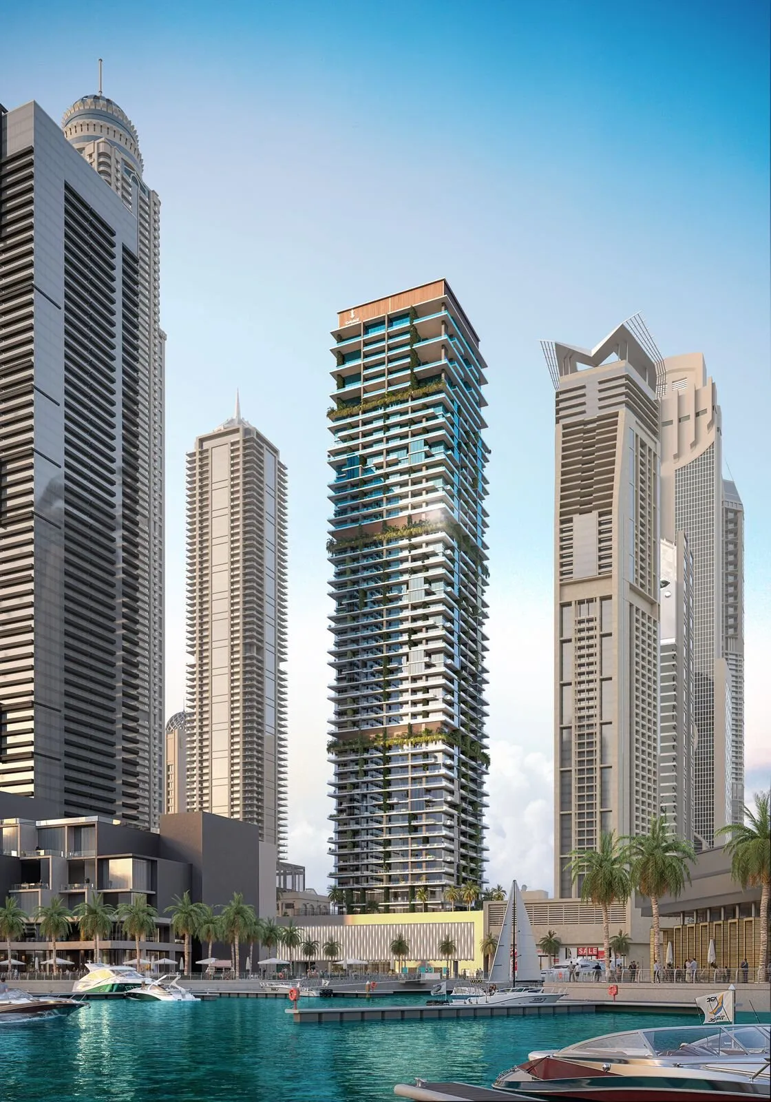 2 yatak odalı daire — Dubai Harbour — 8/9