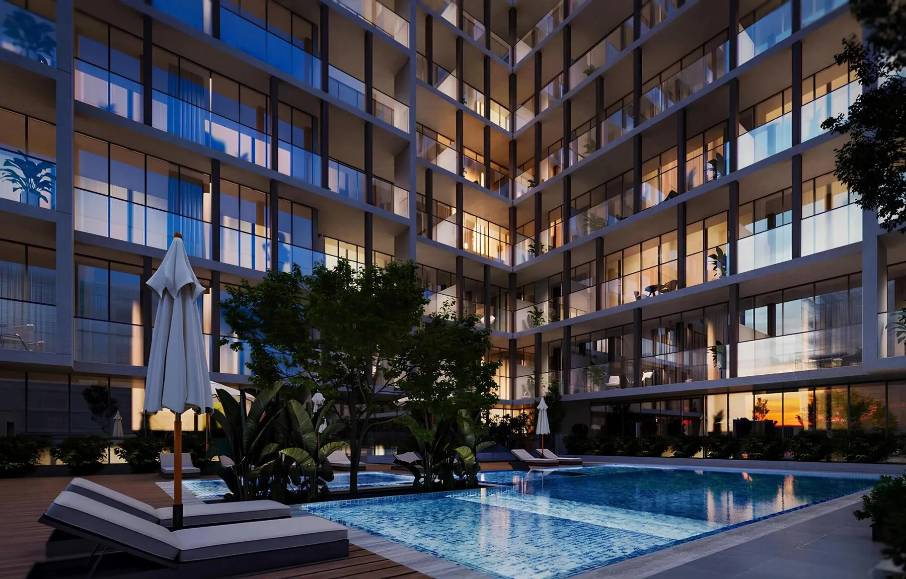 Norah Residence: moderne woning in Jumeirah Village Circle!, studio, 38 m²