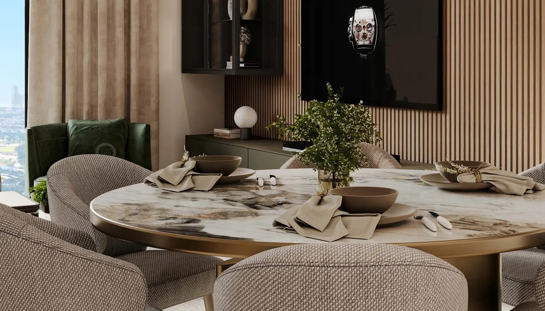 1 yatak odalı daire — Dubai Marina — 10/17