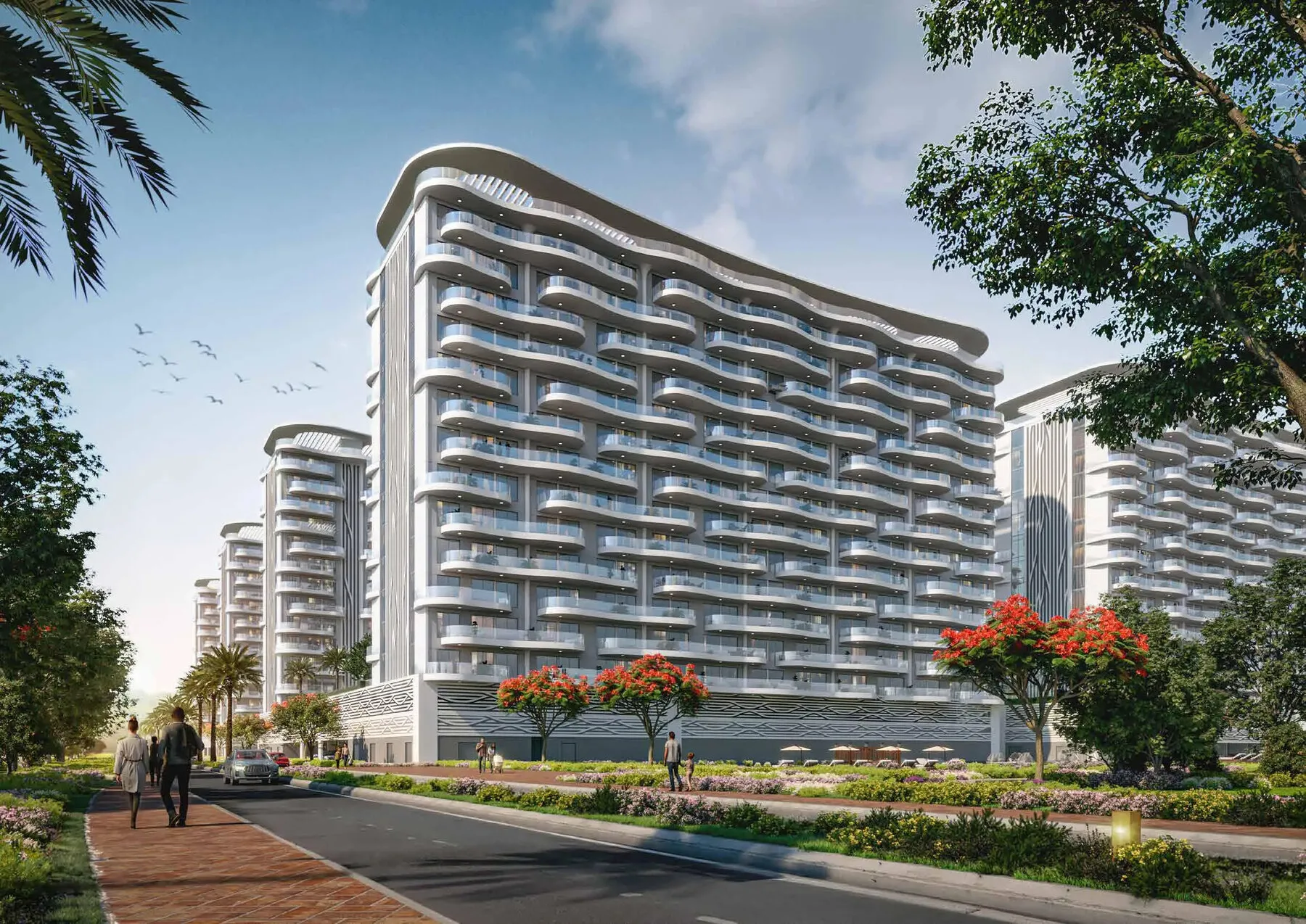 Valencia by DAMAC: resortwoning in de DAMAC Lagoons-gemeenschap!, 2 slaapkamers, 107 m²