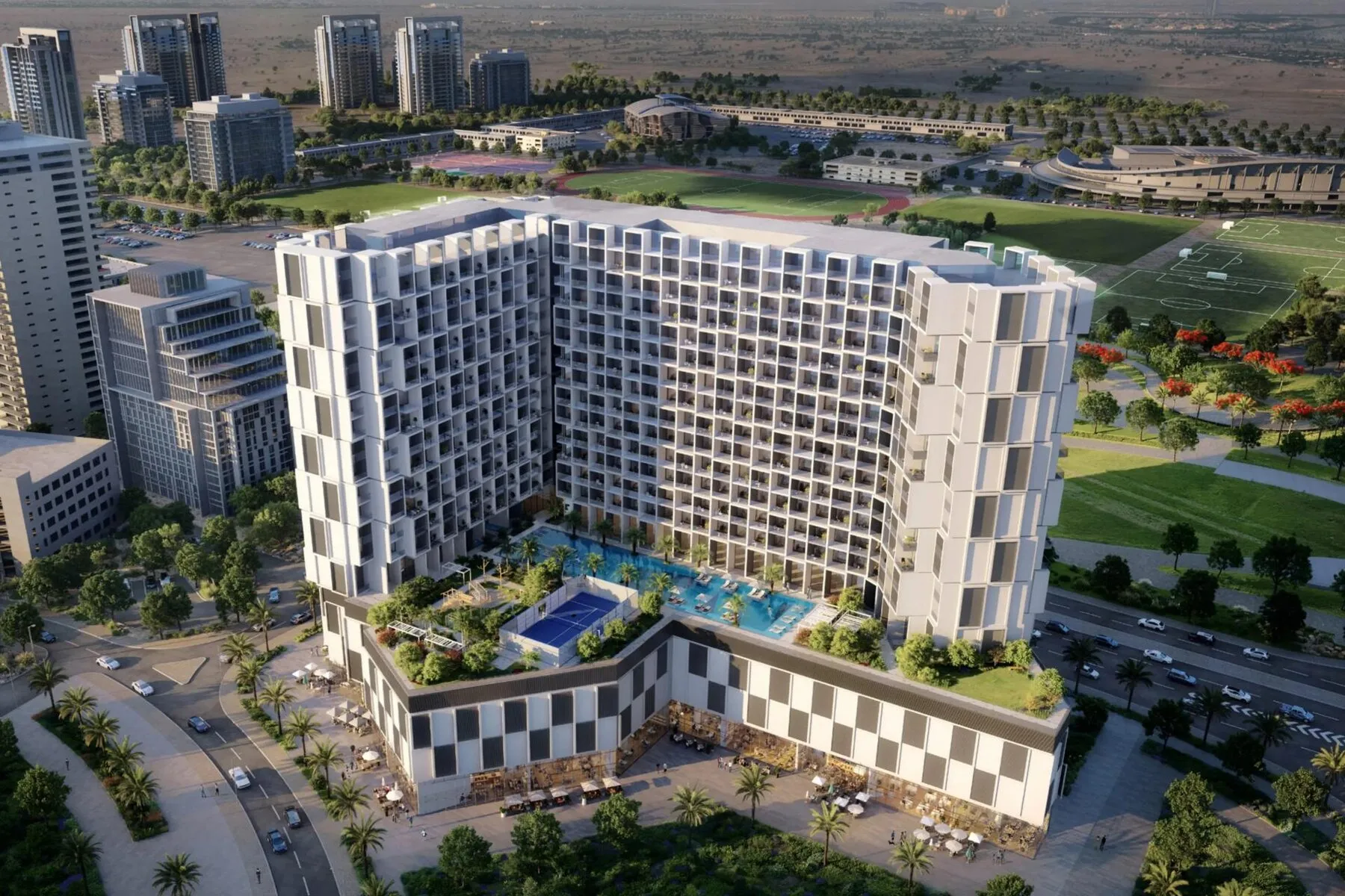 Stüdyo daire — Al Jaddaf, Dubai — 19/20