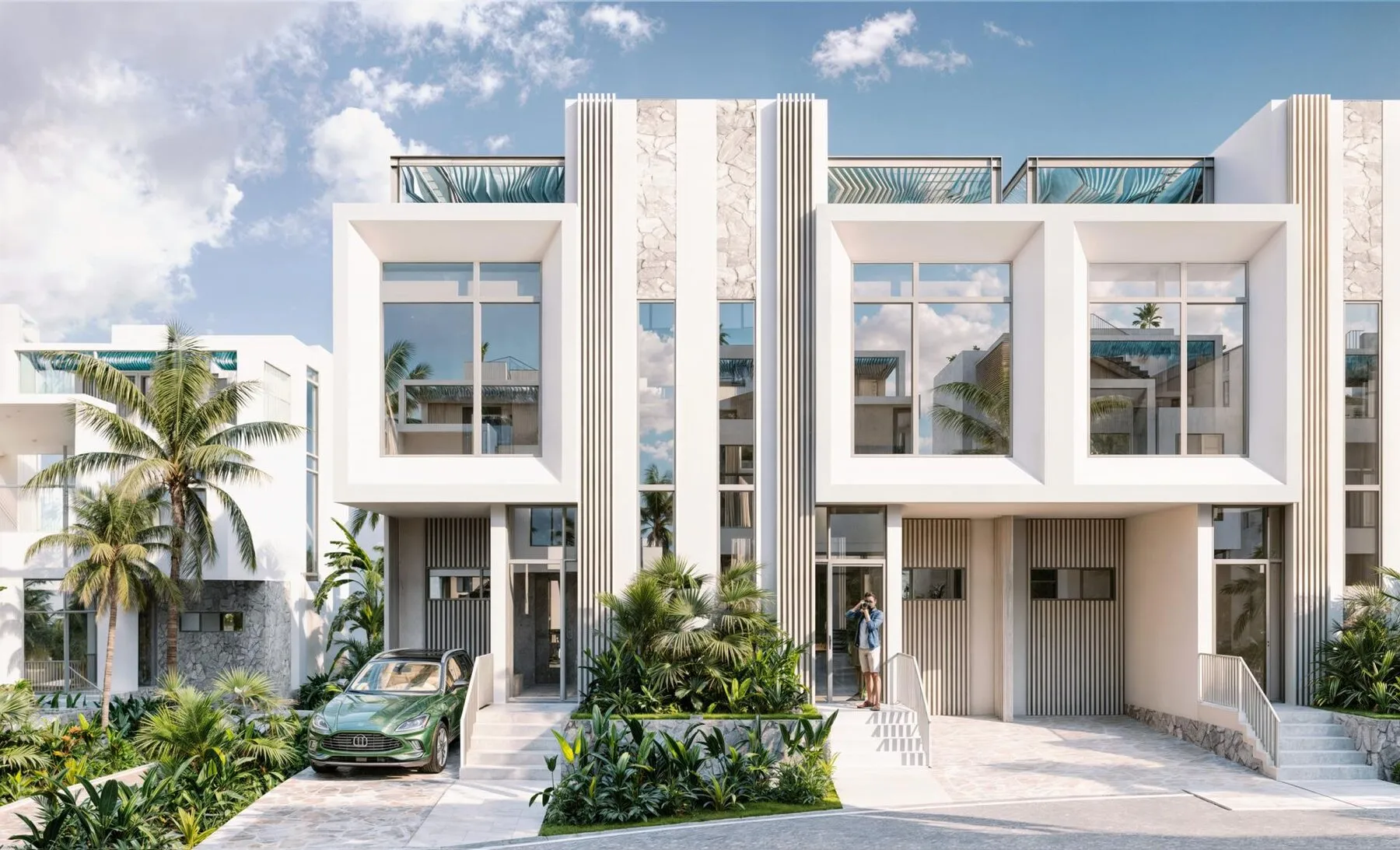 Esclusivo complesso ANTA OASIS a tre minuti dall'oceano., 2 camere da letto, 138 m²