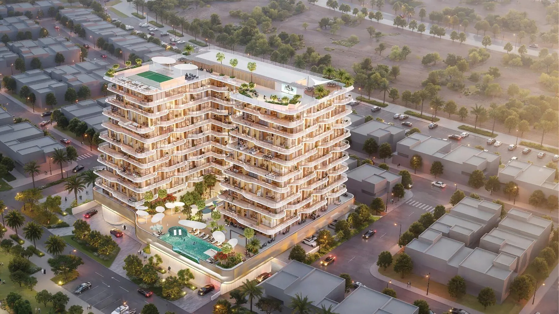 1 yatak odalı daire — Madinat Al Mataar, Dubai — 9/9
