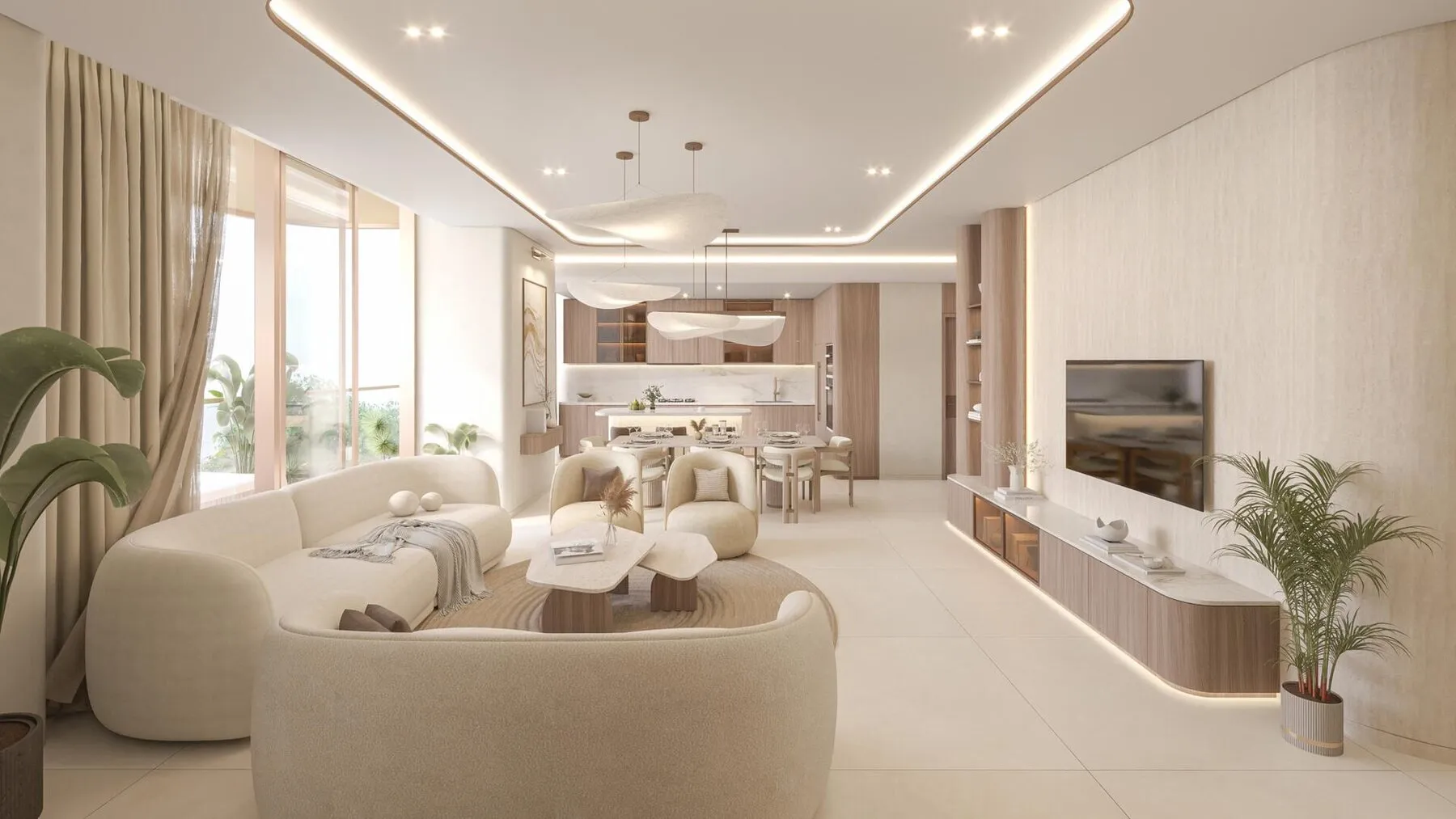 1 yatak odalı daire — Dubai Islands — 3/20