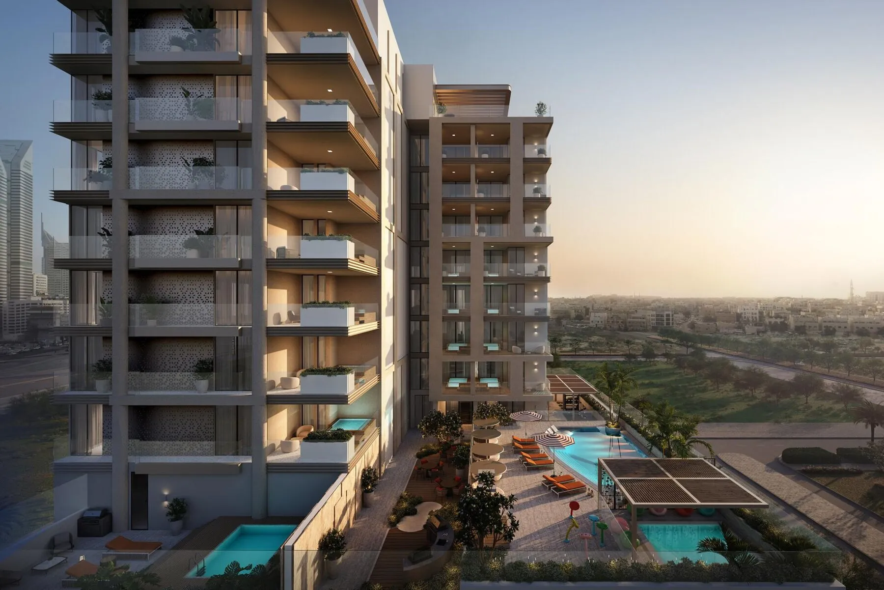 2 yatak odalı daire — Jumeirah Garden City, Dubai — 7/8