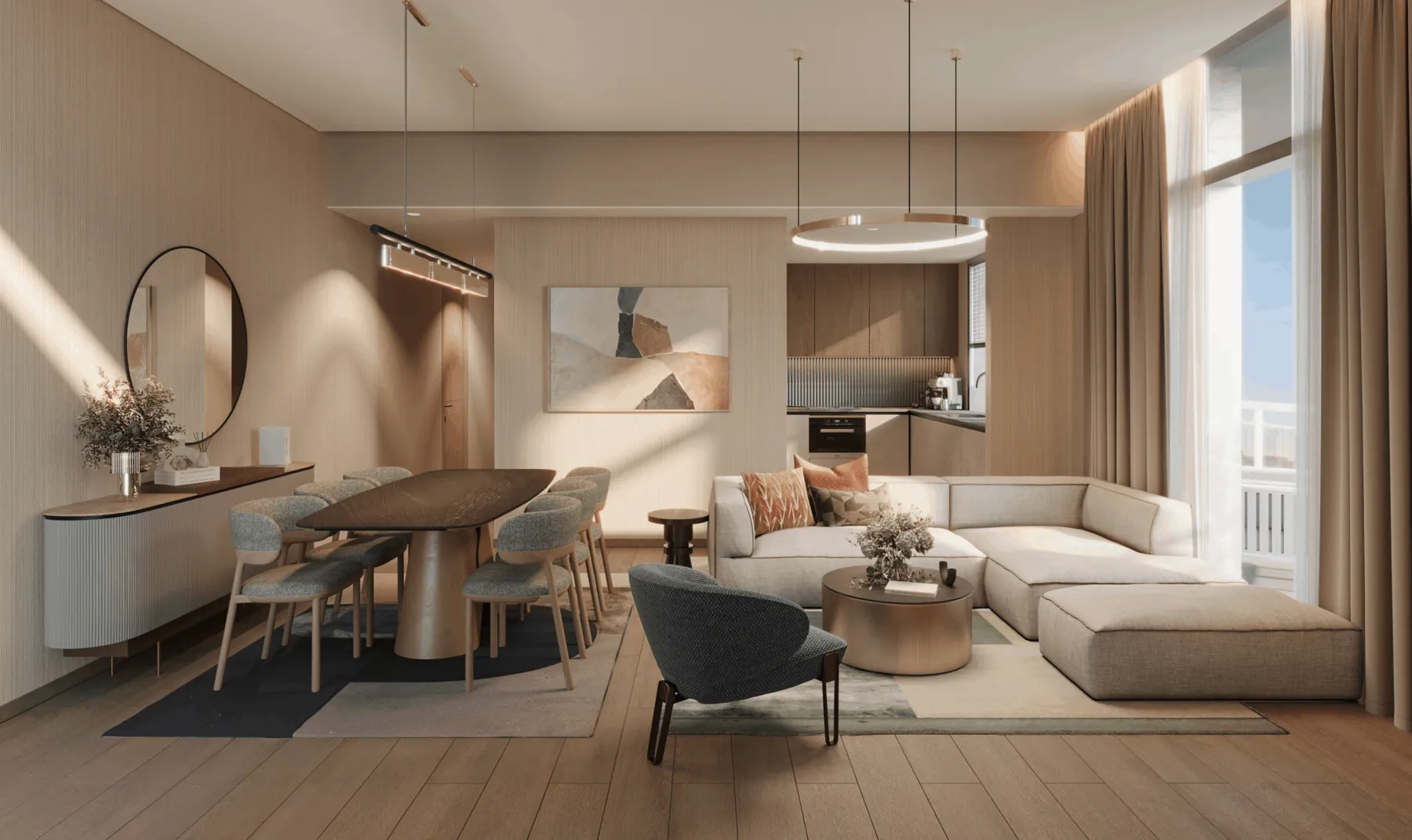 2 yatak odalı daire — Jumeirah Garden City, Dubai — 4/9