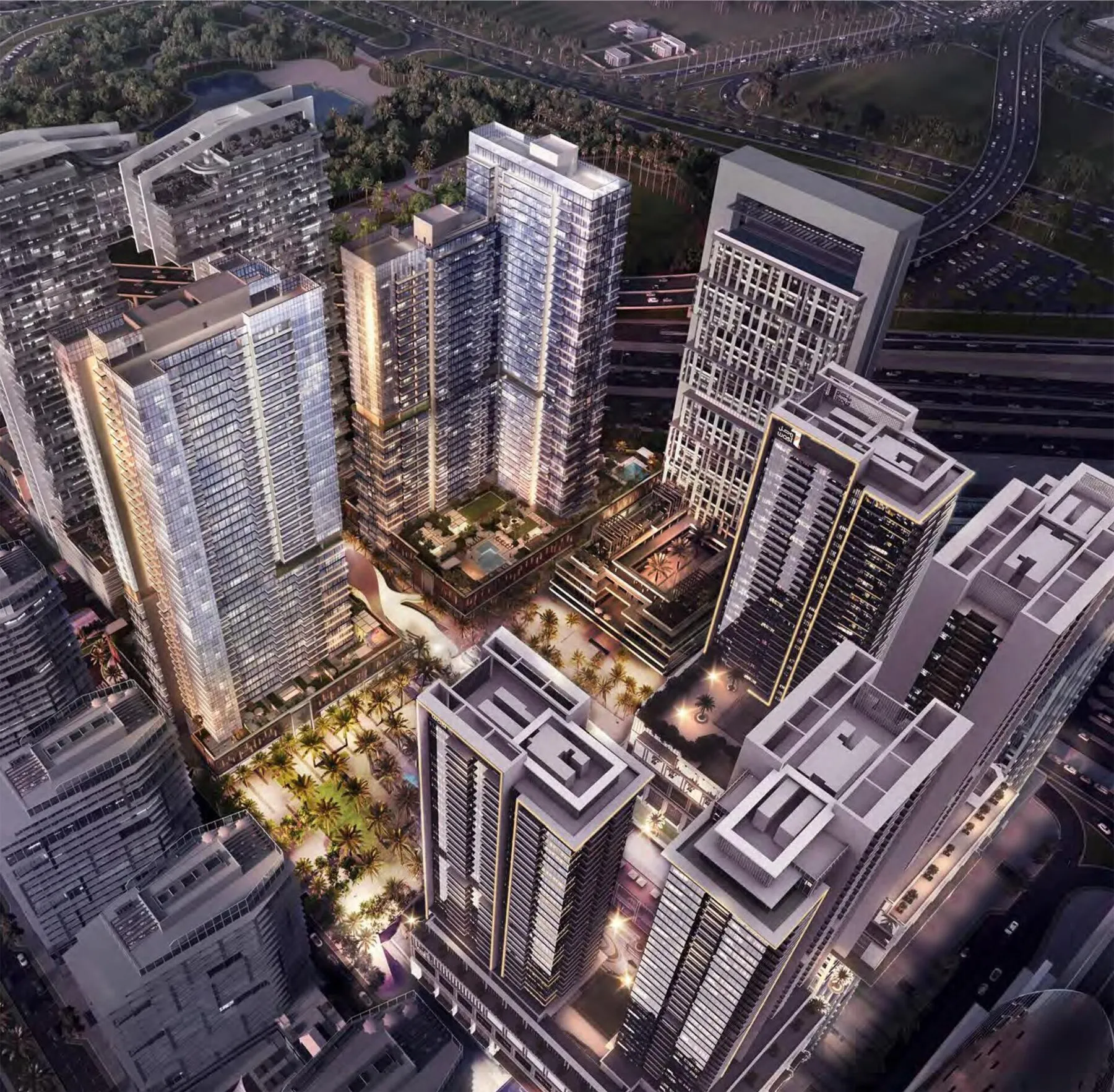 Appartement in het luxe wooncomplex Avenue Park Towers in Wasl 1, Dubai!, 3 slaapkamers, 142 m²