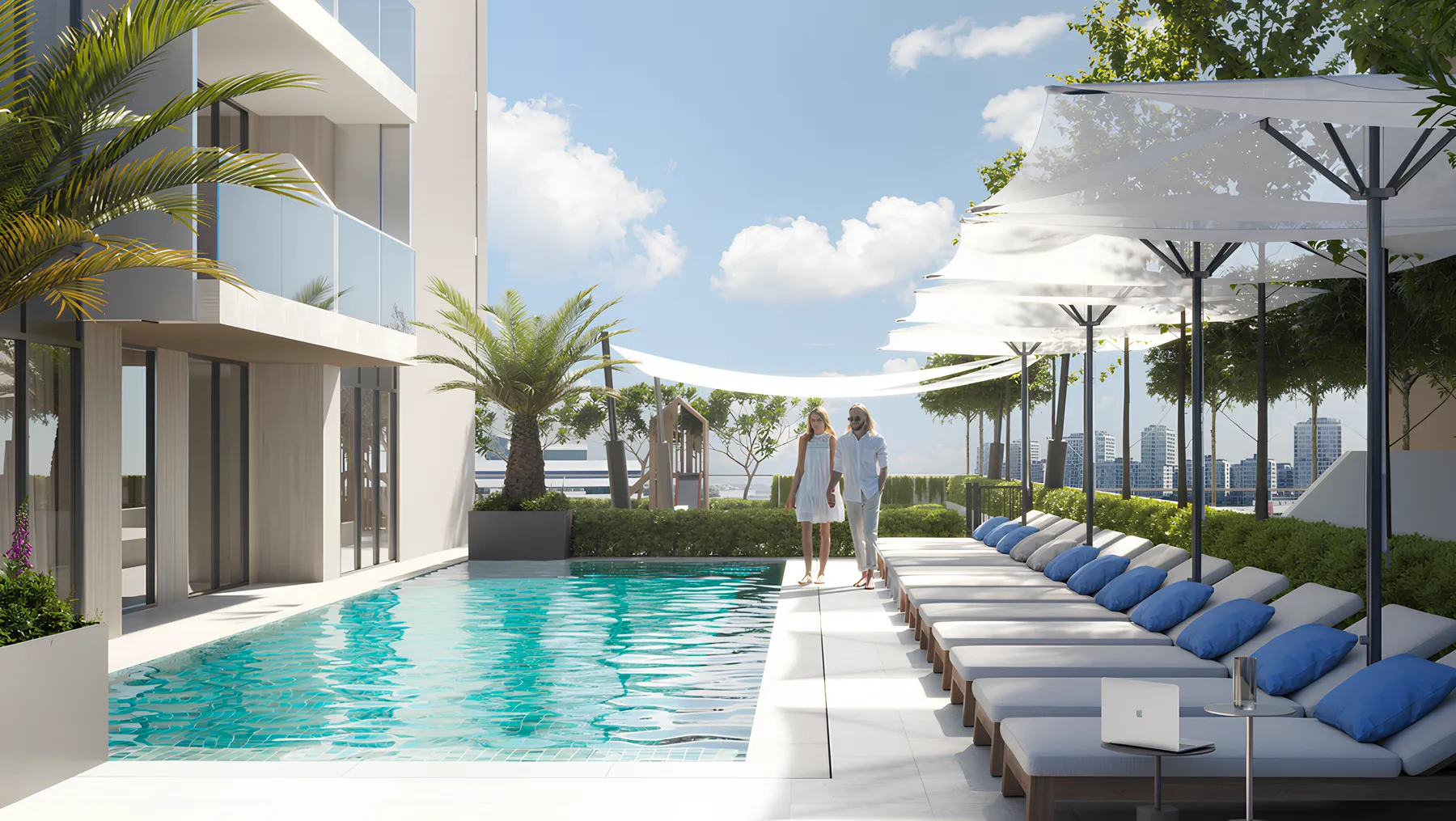 Gemeubileerd appartement in het nieuwe project Lum1nar in Jumeirah Village Tria, studio, 34 m²