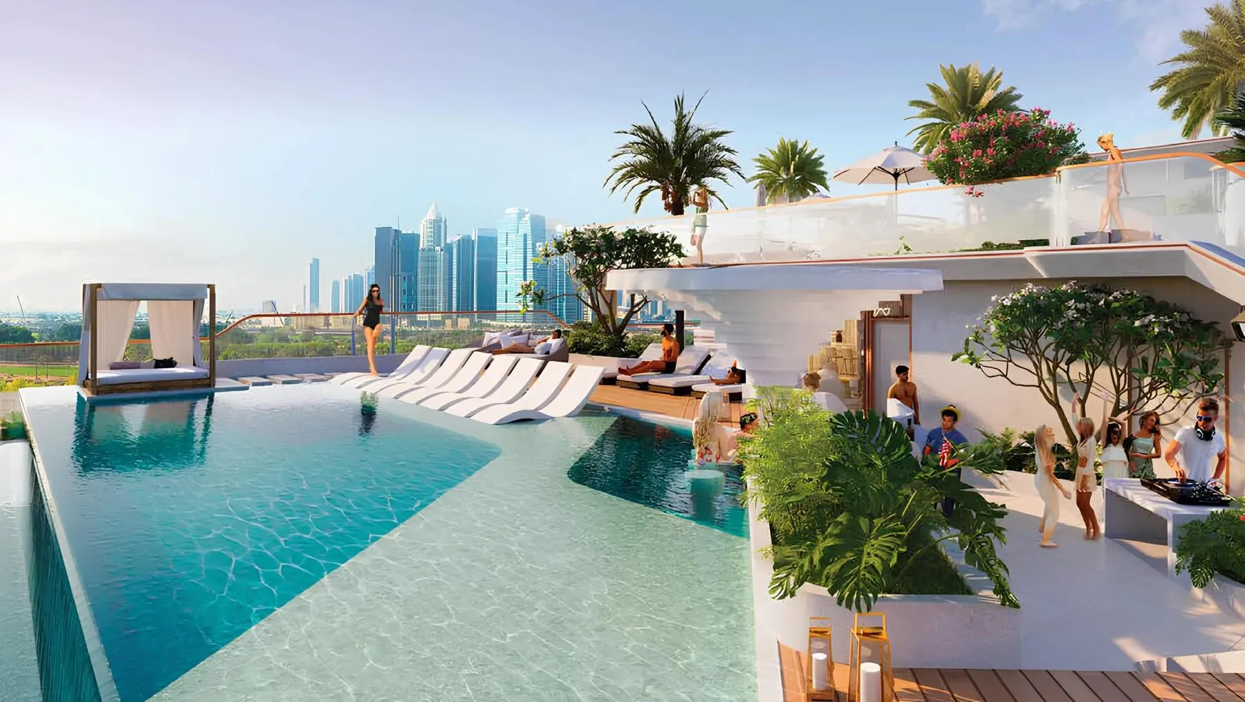 Investering in onroerend goed aan zee in Dubai, 2 slaapkamers, 136 m²
