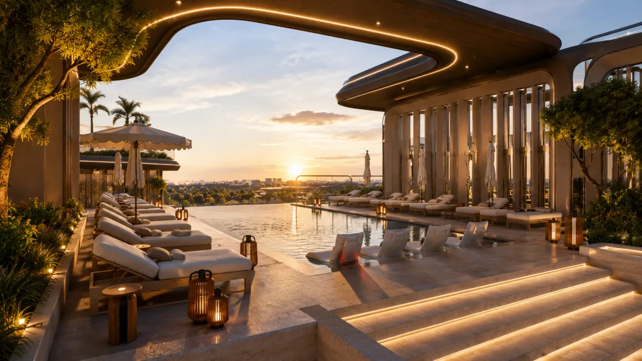 Floareá Lakes: woning aan het meer in Dubai Production City!, 1 slaapkamer, 75 m²