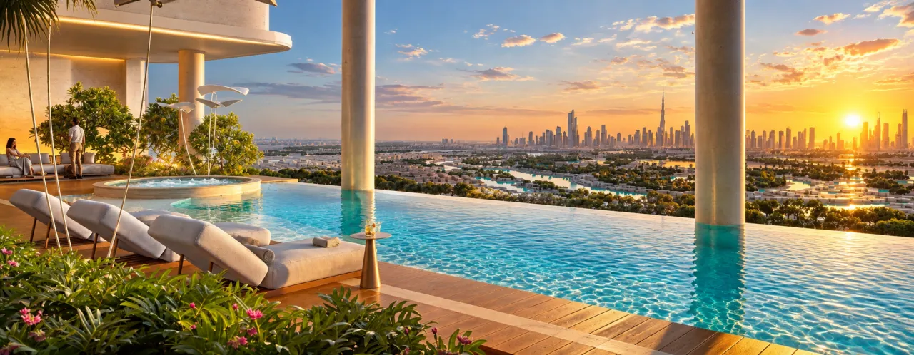 Modern appartement in het wooncomplex ALTA V1EW in Jumeirah Village Ci, 1 slaapkamers, 67 m²