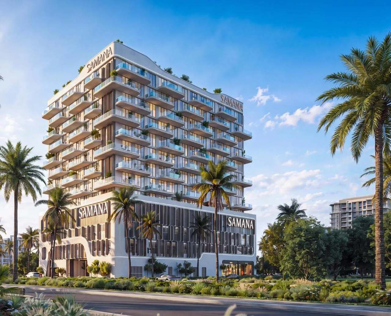 Samana Portside, 2 BR, 87 m²
