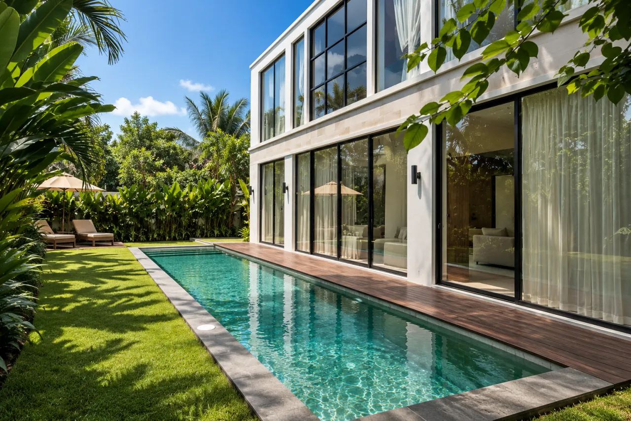 Moderne villa te koop in Kerabokan, Bali!, 3 slaapkamers, 185 m²
