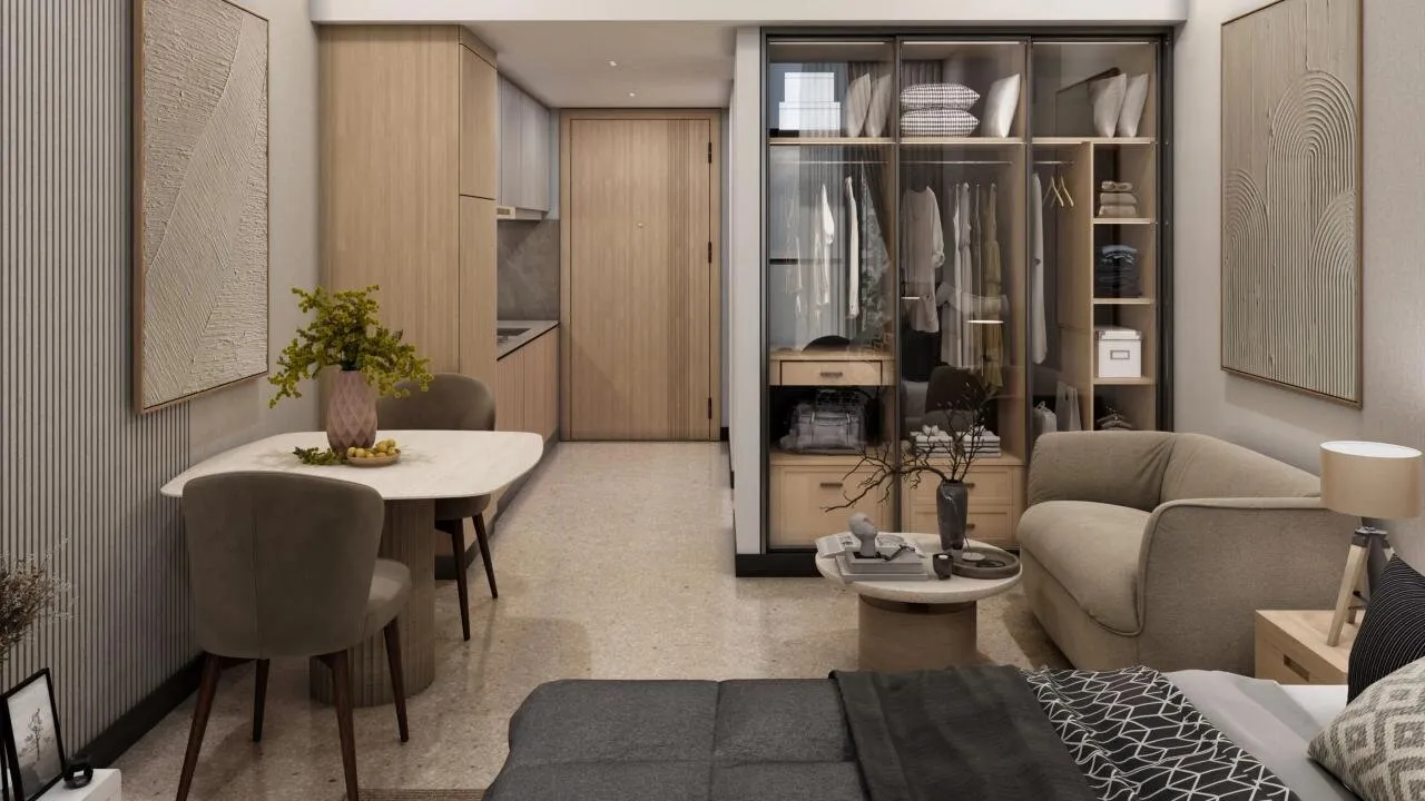Appartement met 2 slaapkamers te koop in Warsan 4, Dubai — 3/15