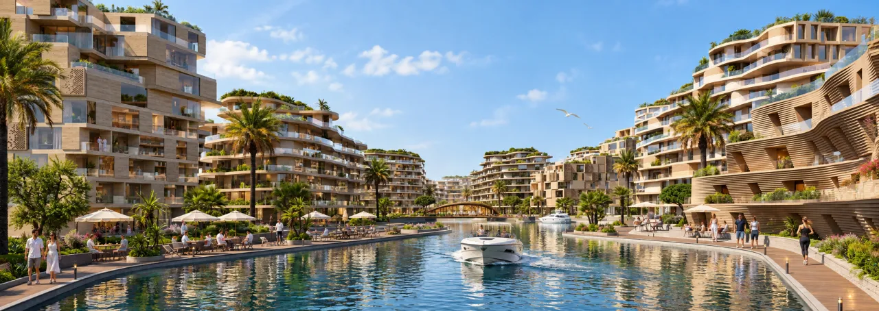 Жизнь у воды в зеленом сердце Yas Island!, 1 BR, 55 m²