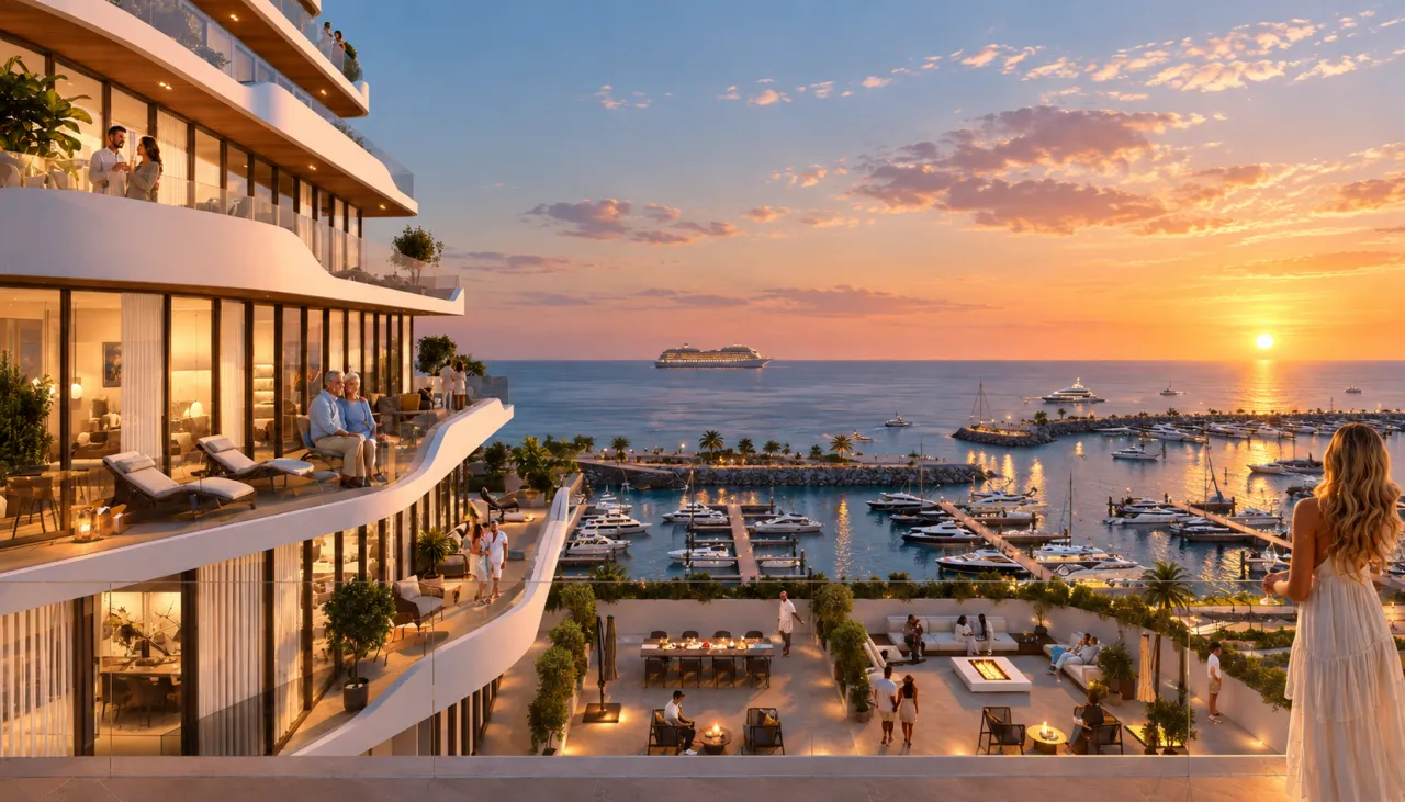 Royal Yacht Club Residence, 1 BR, 66 m²