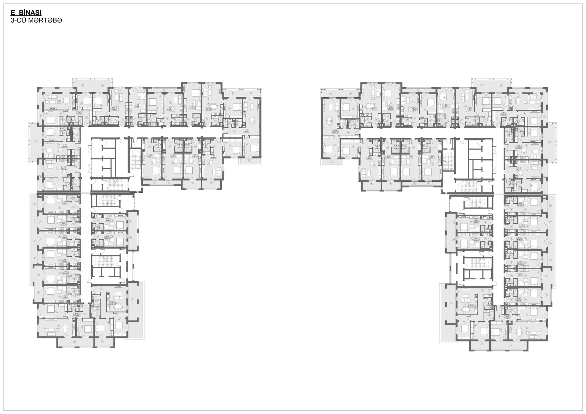 1 yatak odalı daire — Sea Breeze, Bakü, Abşeron — 3/3