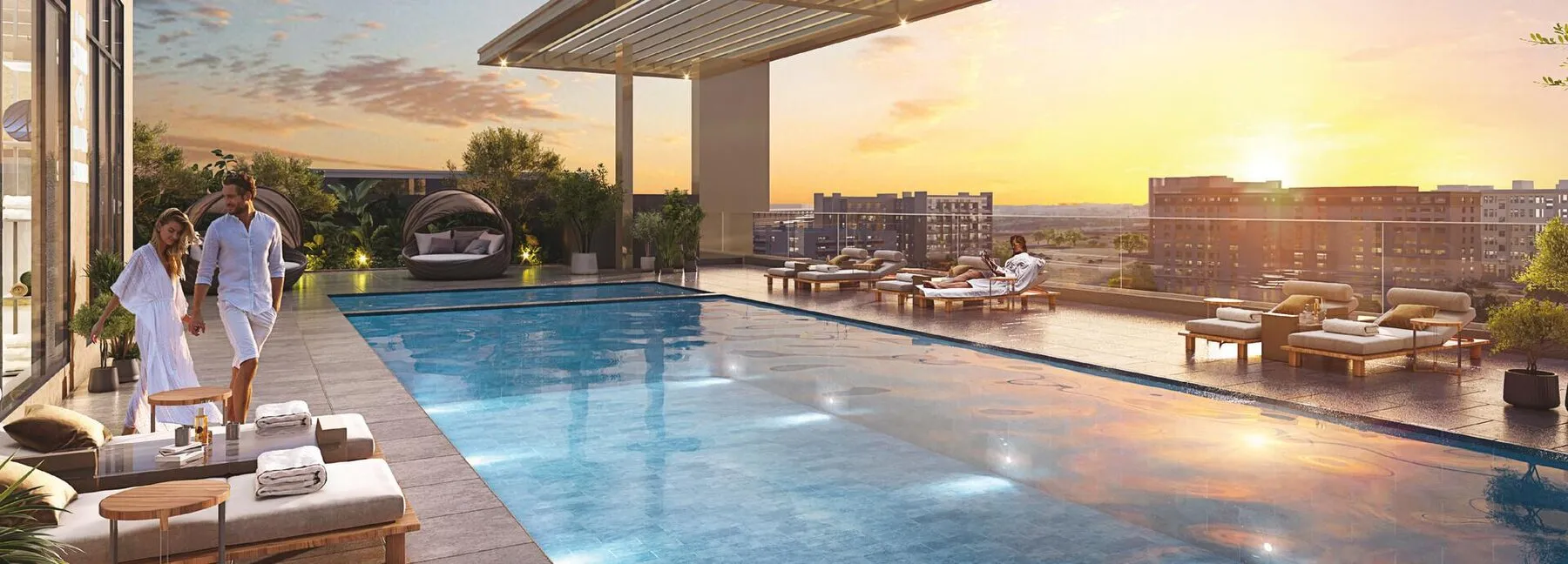 Апартаменты в эксклюзивном жилом комплексе The Corner в районе Dubai Land! Апарт, 1 BR, 75 m²