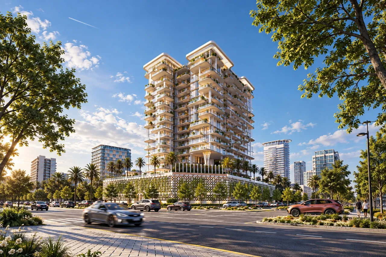 Appartementen in het woonproject Antalya by Karma in Dubai Sports City! Ruime indelingen! Ontwikkelde infrastructuur! Voor leven en investering! Woningen met een gunstige hypotheekrente of afbetalingsplan vinden wij in de VAE!, 1 slaapkamer, 75 m²