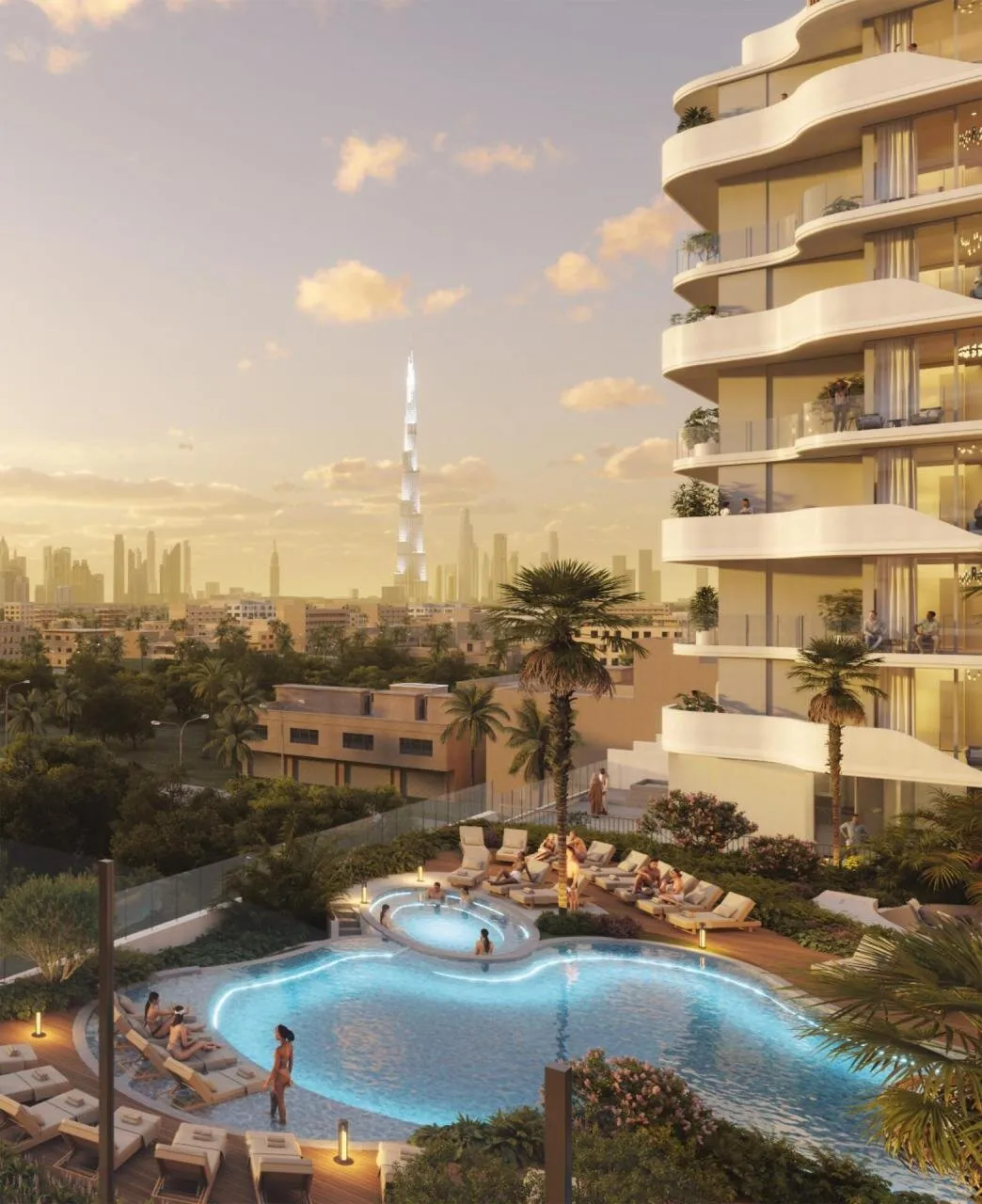 Appartement met 1 slaapkamer te koop in Jumeirah Garden City, Dubai — 16/18