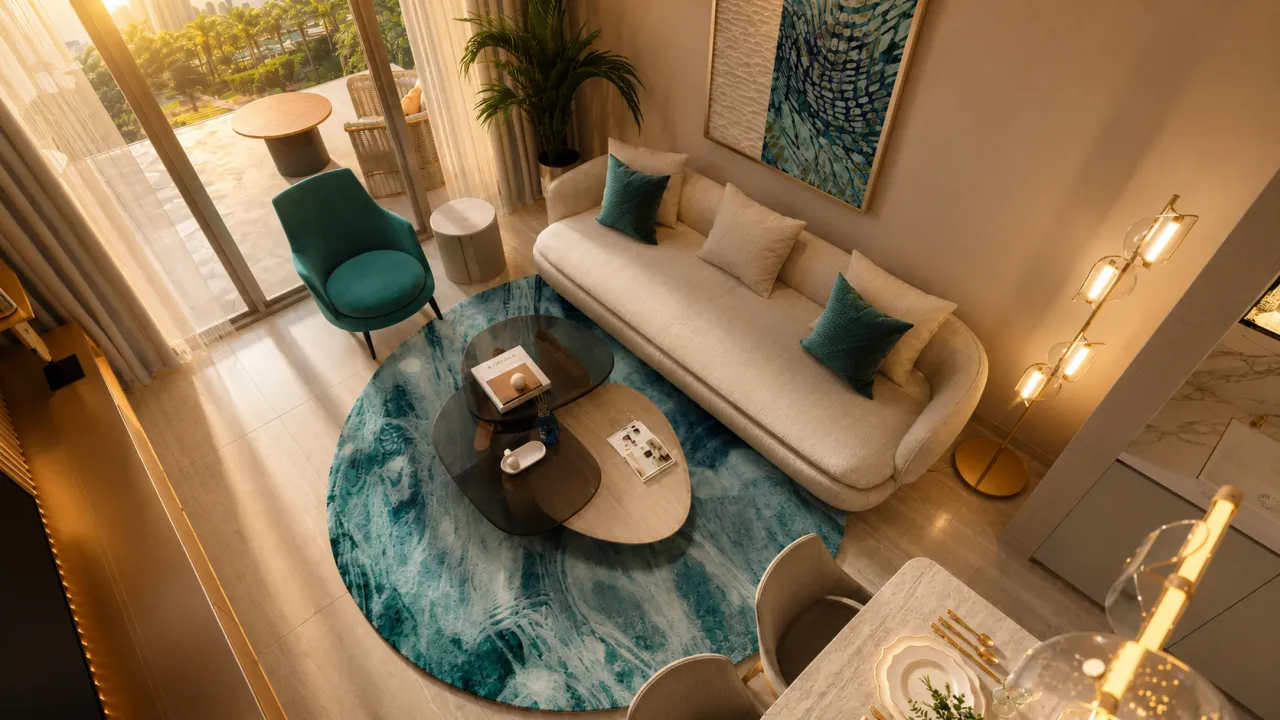 Flora Bay Residences: boetiekwoning op Dubai Islands!, 2 slaapkamers, 107 m²
