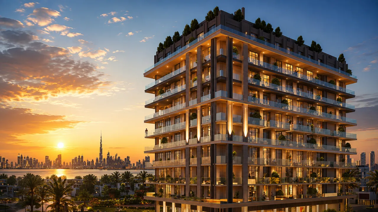 Appartementen in het nieuwe project Beverly Park - Dubai Land! Modern wooncomplex, 1 slaapkamers, 69 m²