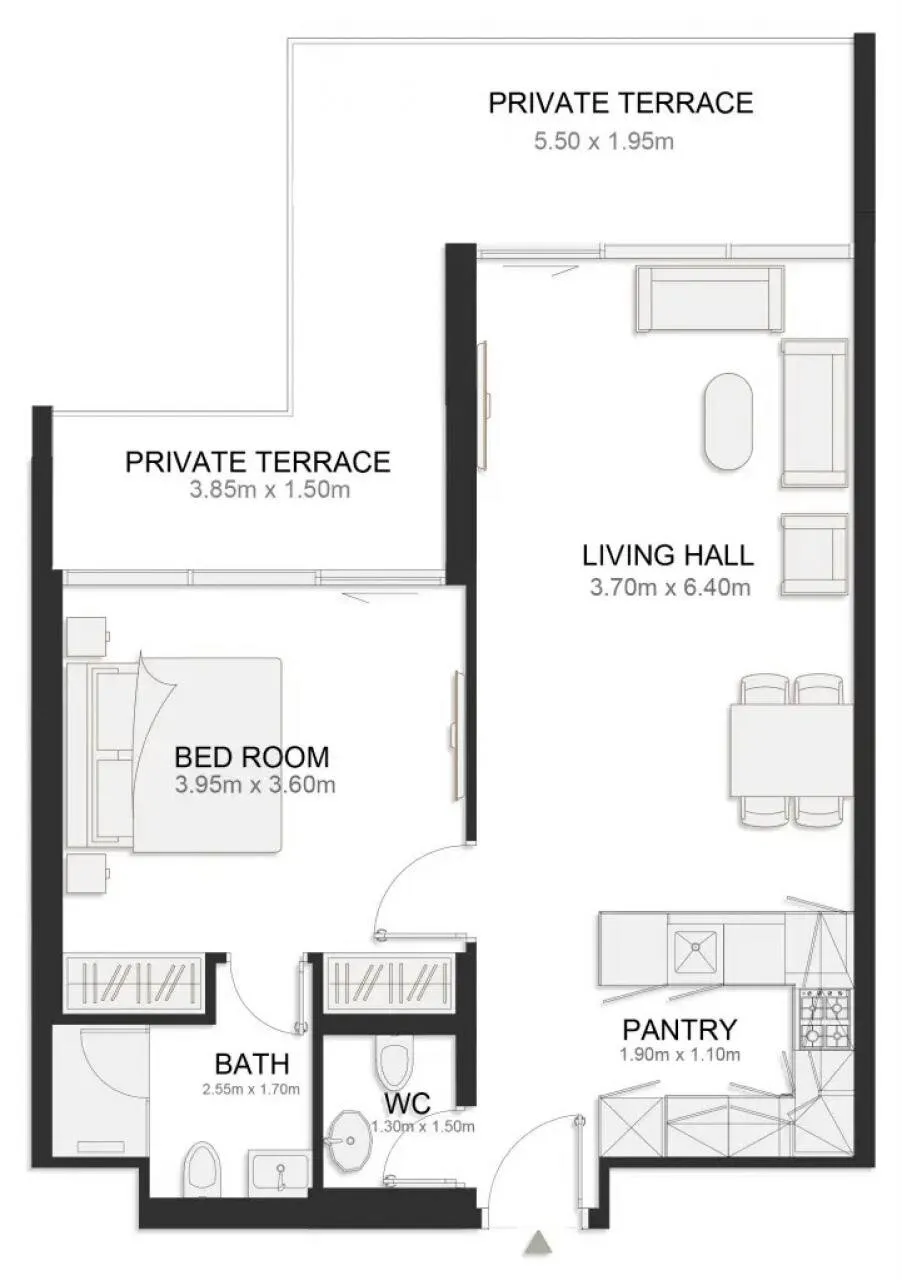 1 yatak odalı daire — Arjan, Dubai — 21/21