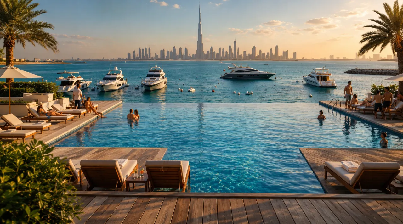 Blue Marina Residence на Dubai Islands, 1 BR, 62 m²