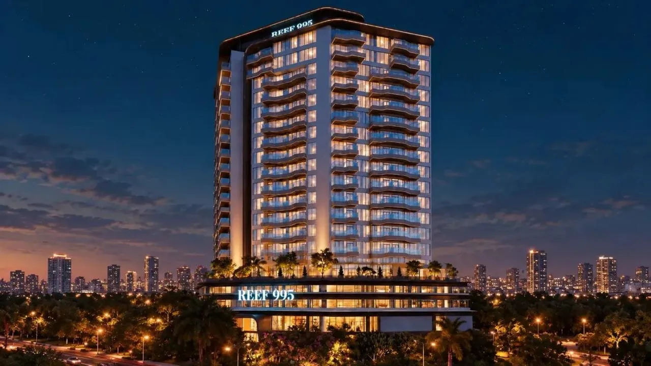 REEF 995: modern pand in Dubai Land Residence Complex!, studio, 39 m²