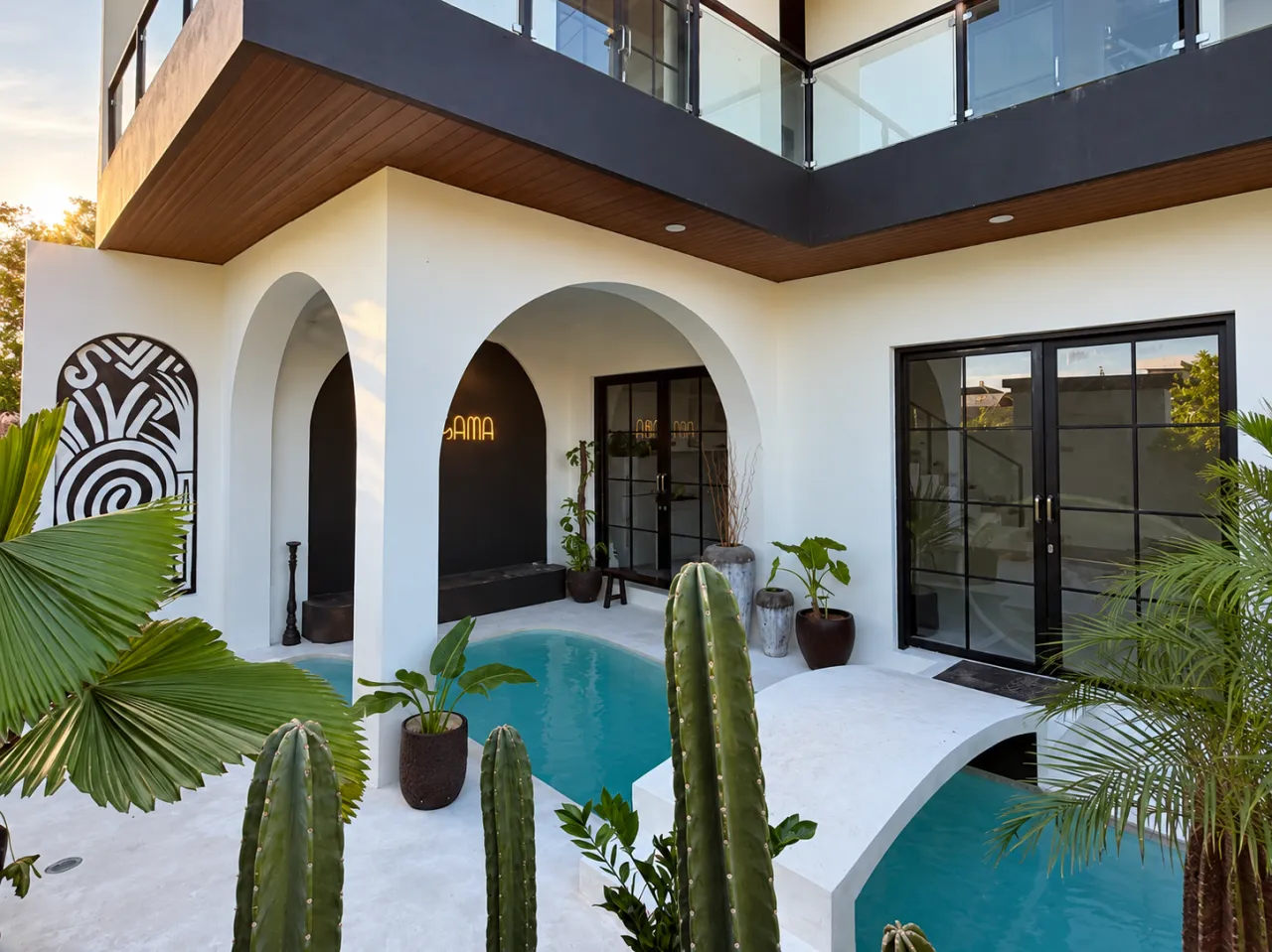Luxe villa met 2 slaapkamers in Canggu, 2 slaapkamers, 180 m²