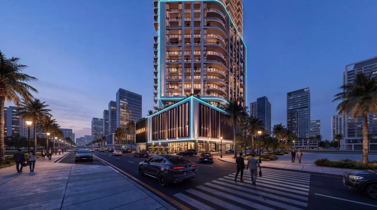 Samana Downtown One, 1 BR, 56 m²